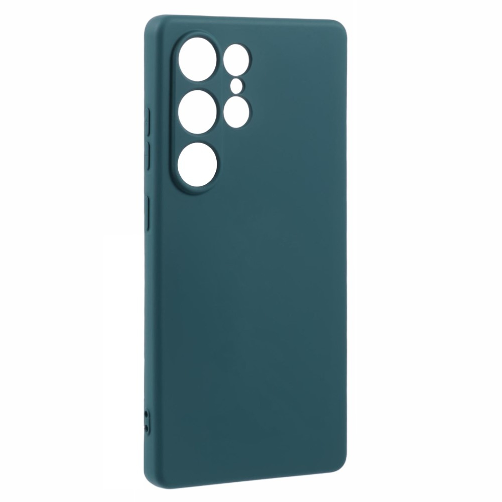 Samsung Galaxy S25 Ultra Gummi Case Hülle mit Kameraschutz - Petrol (Matt)