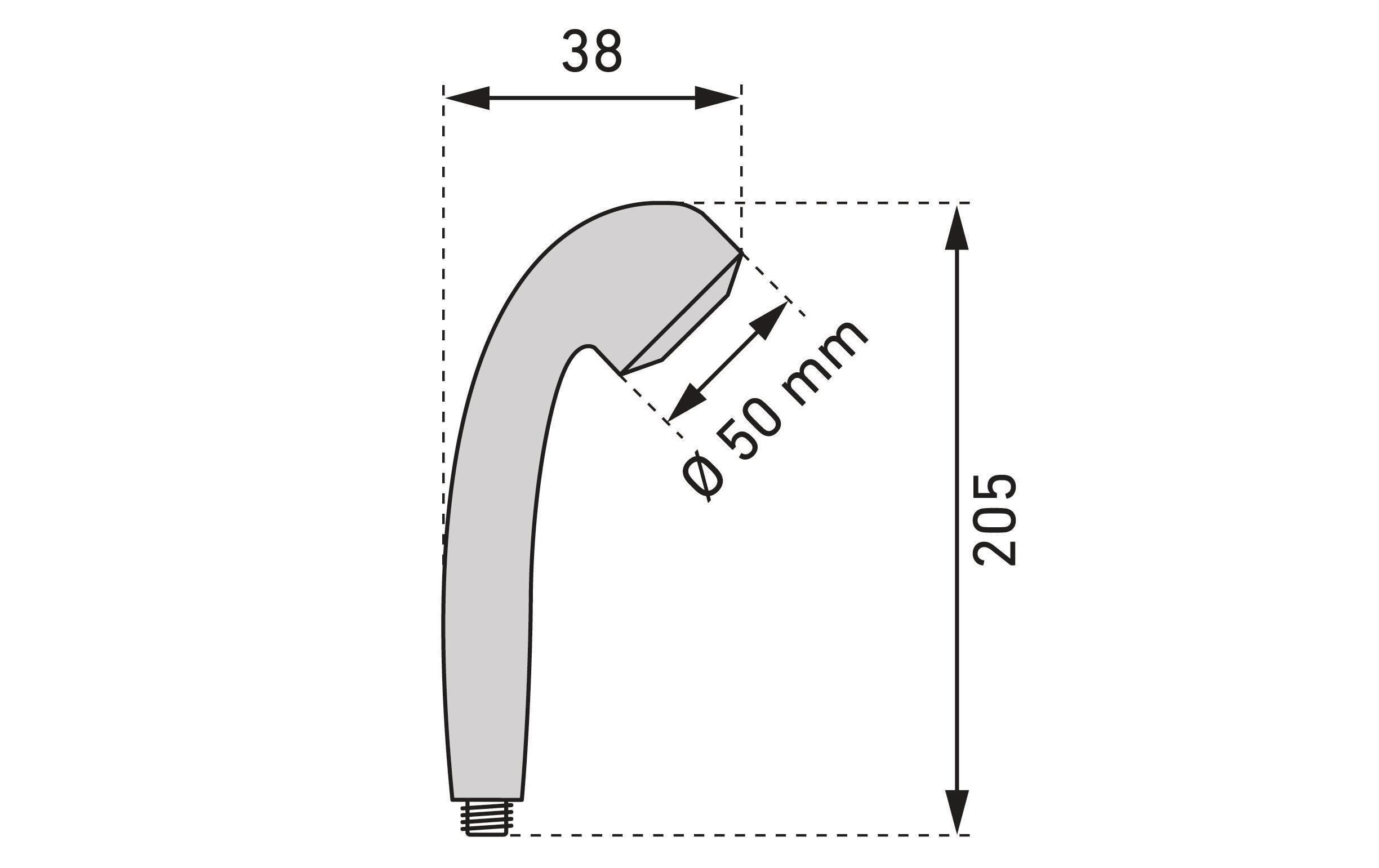 Handbrause Fit 1 StrahlartBrausegriff