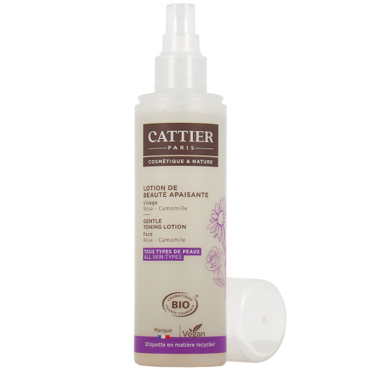Cattier lotion de beauté apaisante bio - Tous types de peau