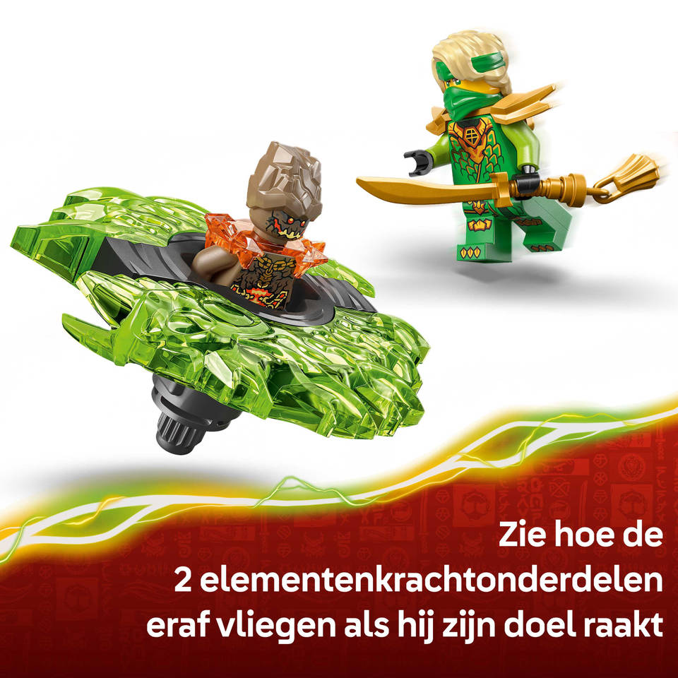 LEGO NINJAGO Lloyd vs aardemonster in spinner 71850