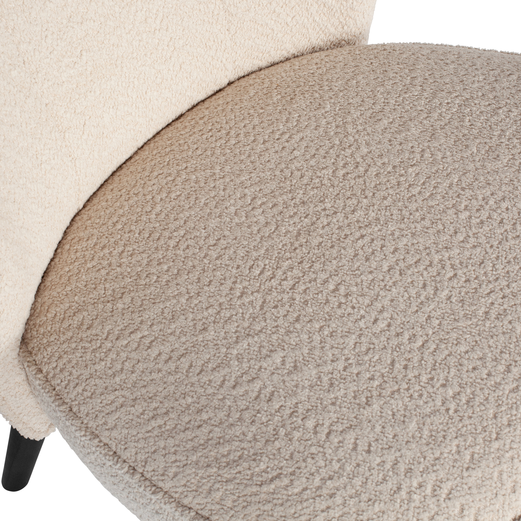 Fauteuil Sara Sara Fauteuil - Bouclé - Creme