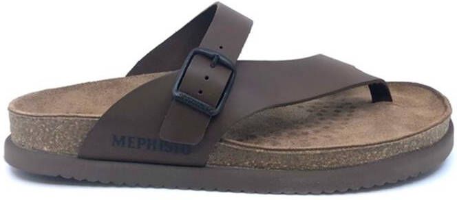 Mephisto NIELS~SCRATCH~~~~~~~~~~~~~~~~~ Heren slippers Bruin