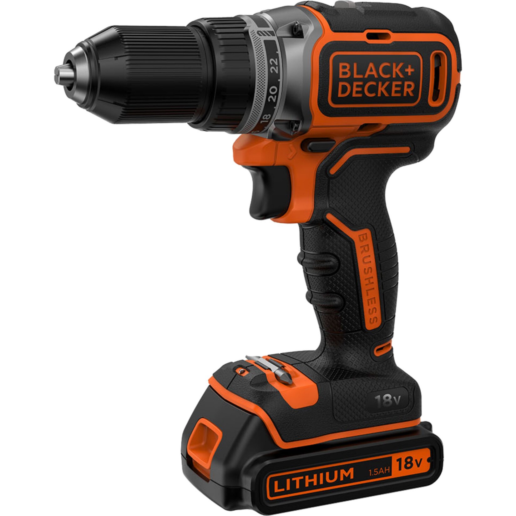 BLACK+DECKER Bohrschrauber Akku-Bohrschrauber BL186K, 18Volt