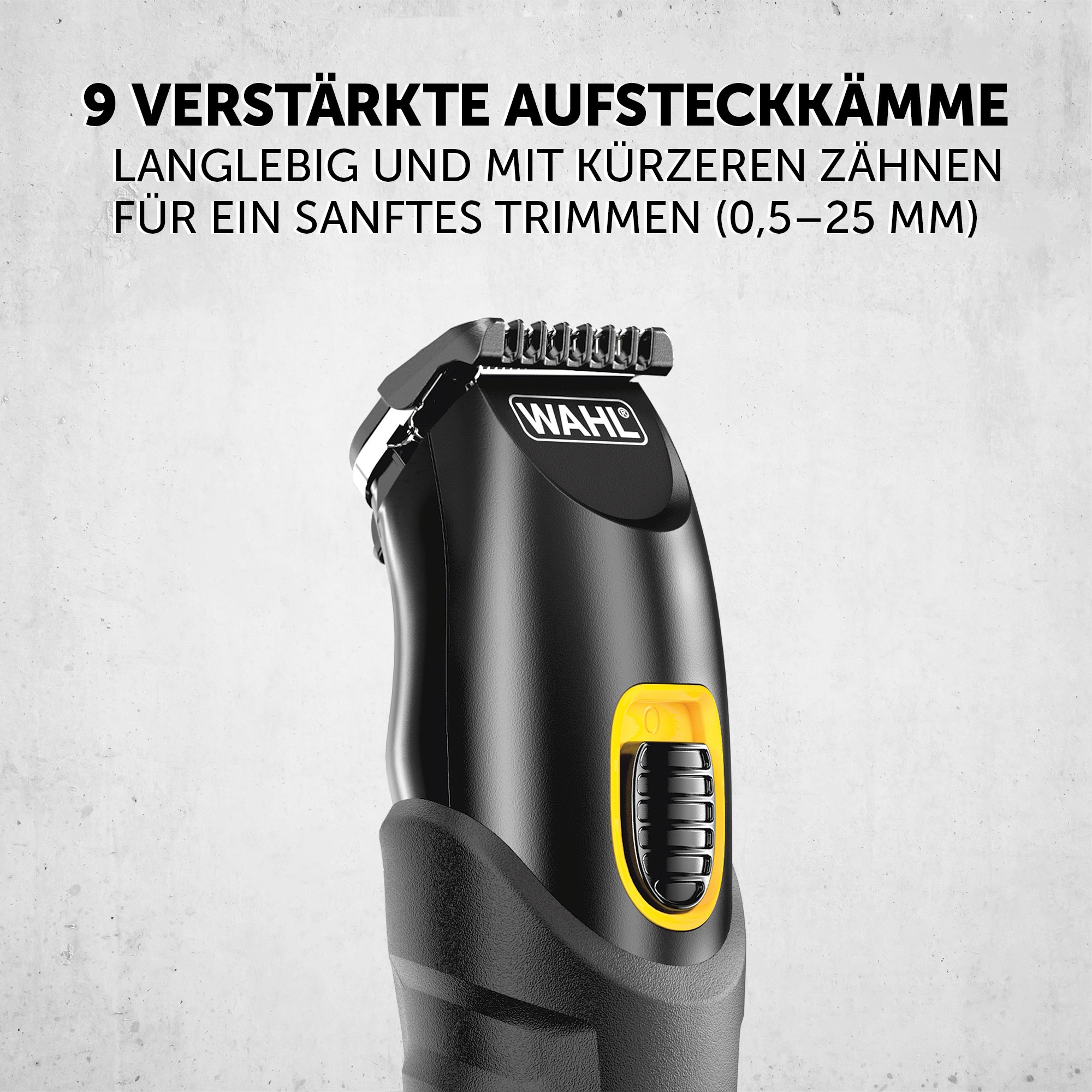 Wahl Multifunktionstrimmer »Extreme Grip Advanced« 14 Aufsätze Rutschfester Griff, Lithium-Ionen-Technologie, USB Aufladung