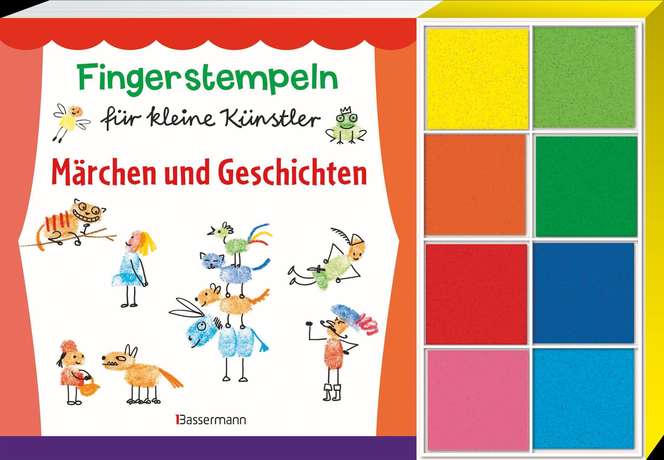 Fingerstempeln für kleine Künstler - Märchen und Geschichten