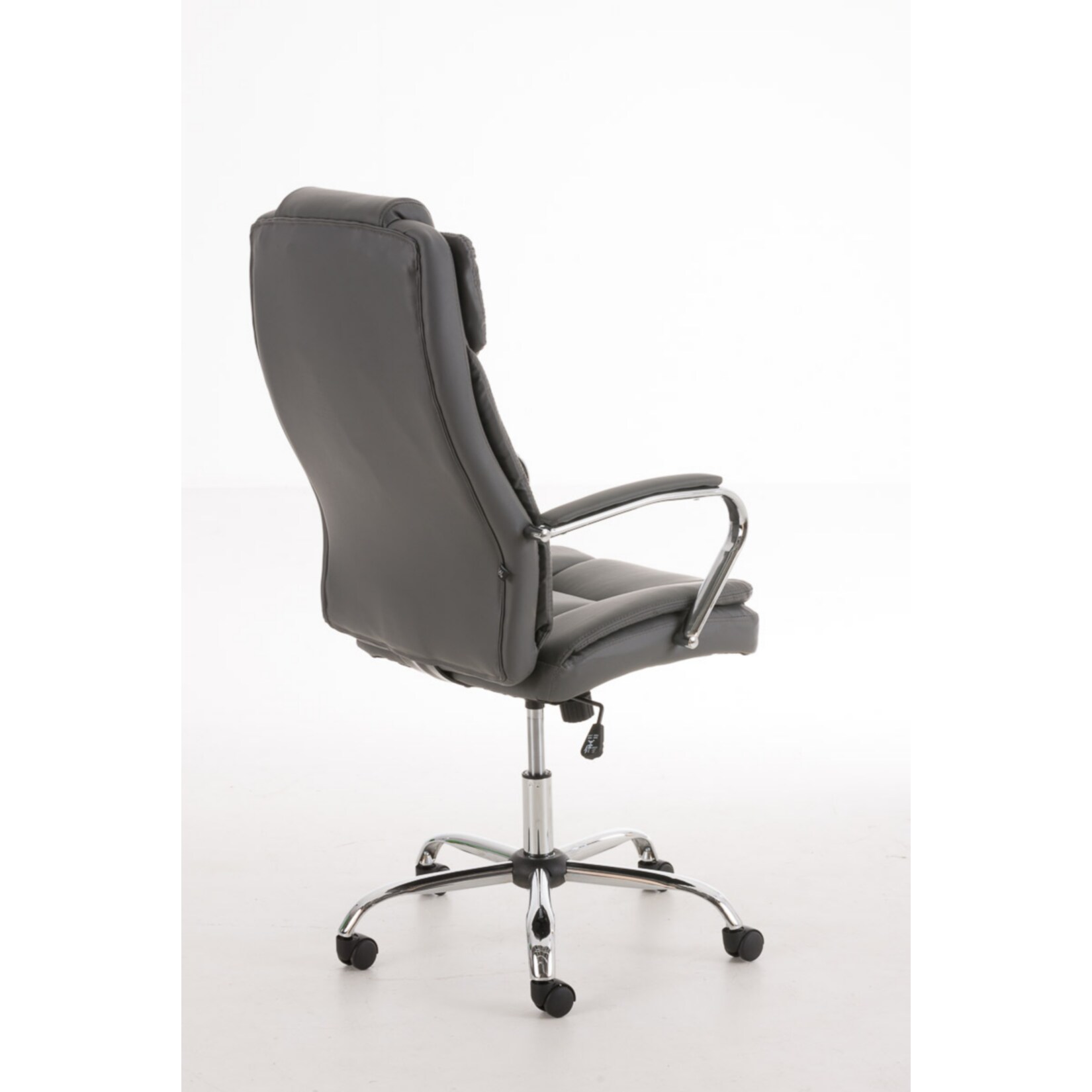 CLP Ergonomischer Bürostuhl BIG Xanthos I XXL Komfort Mit Wippfunktion Und Armlehnen I Verstellbar Mit Kunstleder-Bezug, Belastbar bis 210 kg