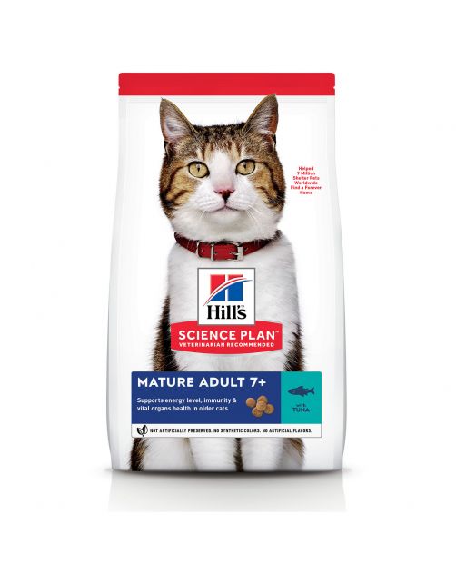 Hill's Feline Mature Adult - Kattenvoer - Tonijn 1.5 kg