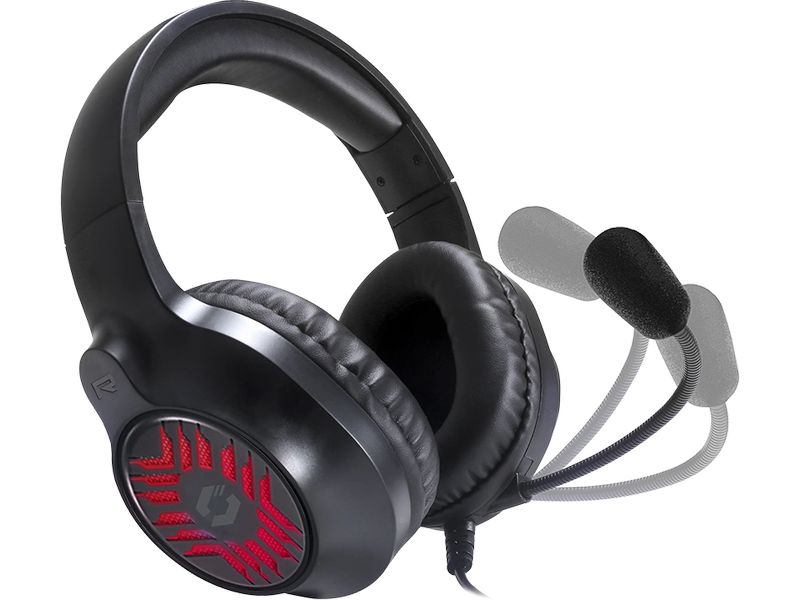 Speedlink Headset Tyron RGB Schwarz RGB Stereo Gaming Headset zum Anschluss an PC/PS5/PS4/Xbox/Switch