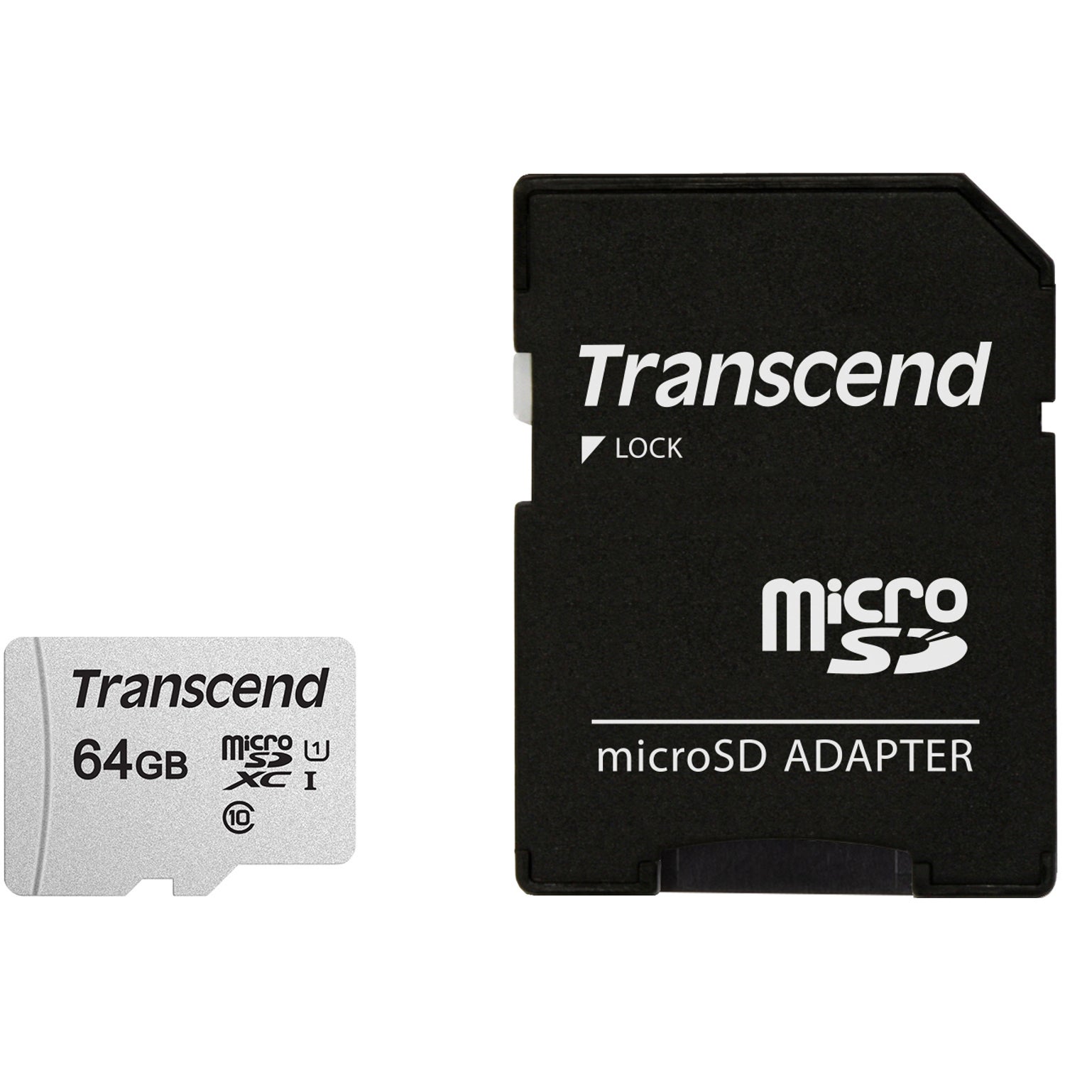 Transcend 300S microSDXC/SDHC 64GB met adapter