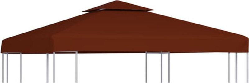 Haba - Prieeldak - Terracotta - Polyester - Waterbestendig - Geschikt voor 2-laags priëlen