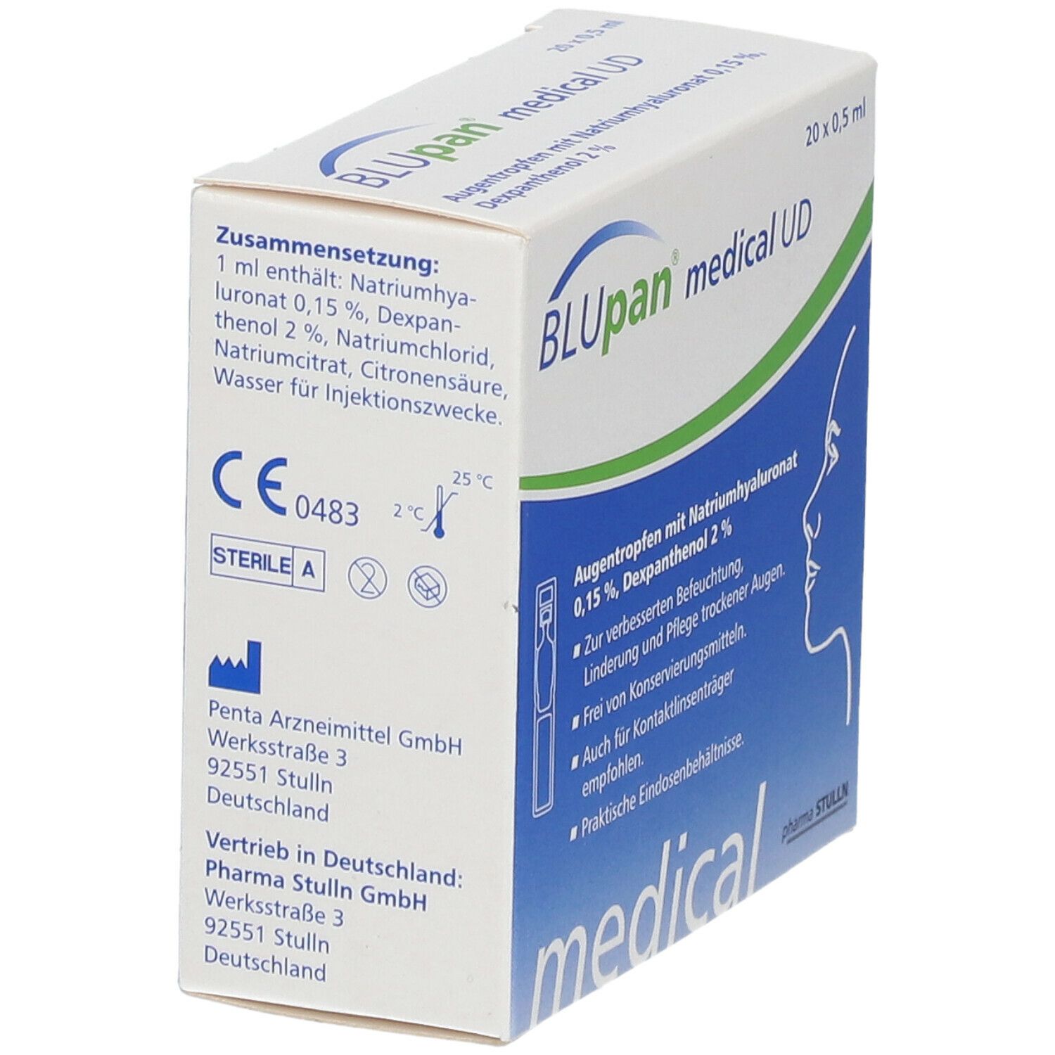 BLUpan® medical UD Augentropfen