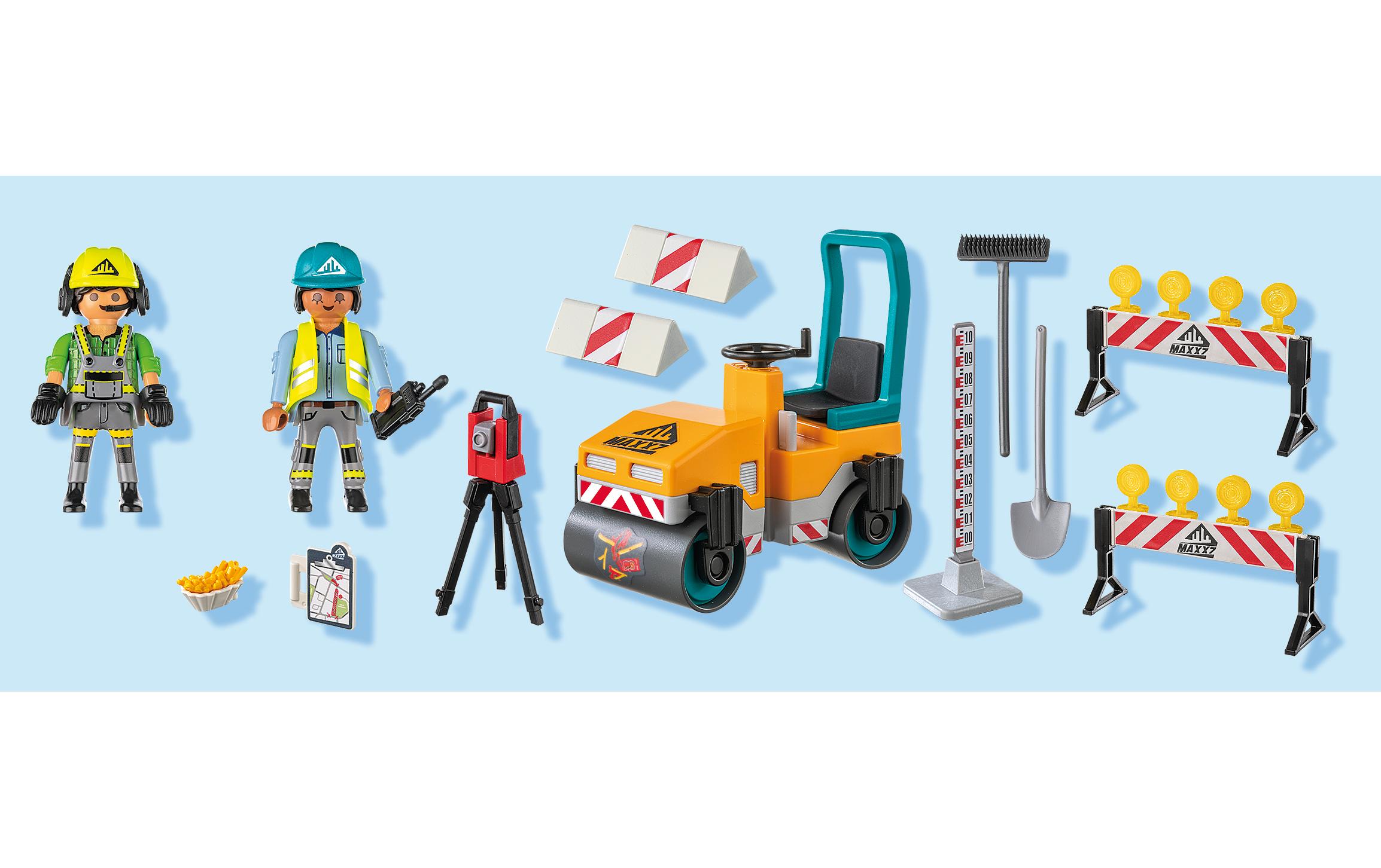 Action Heroes Strassenbaustelle 71751Spielfiguren-Set