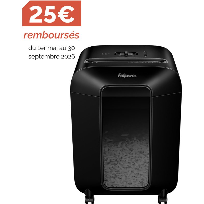 Destructeur Fellowes LX85 - coupe croisée