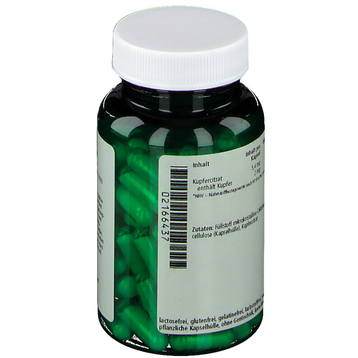 green line NUTRITHEKE Kupfer