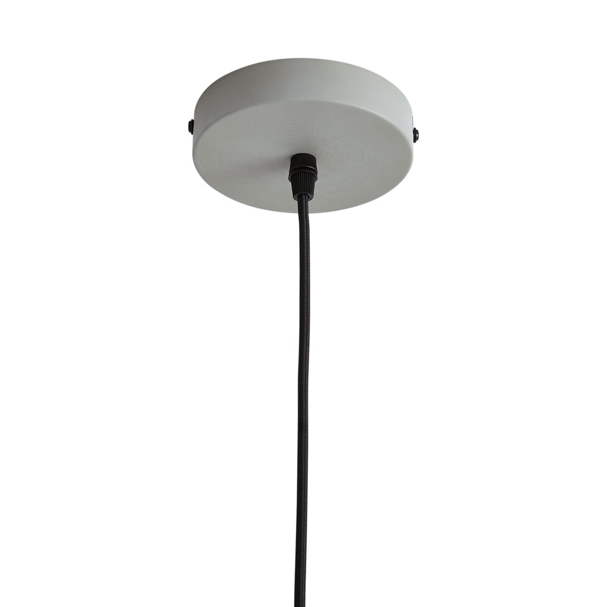 Landelijke hanglamp grijs - Dory