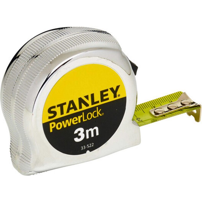 Mètre ruban Stanley Powerlock 3 m x 19 mm