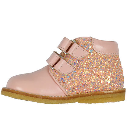 Angulus Schuhe - Rosa m. Glitzer