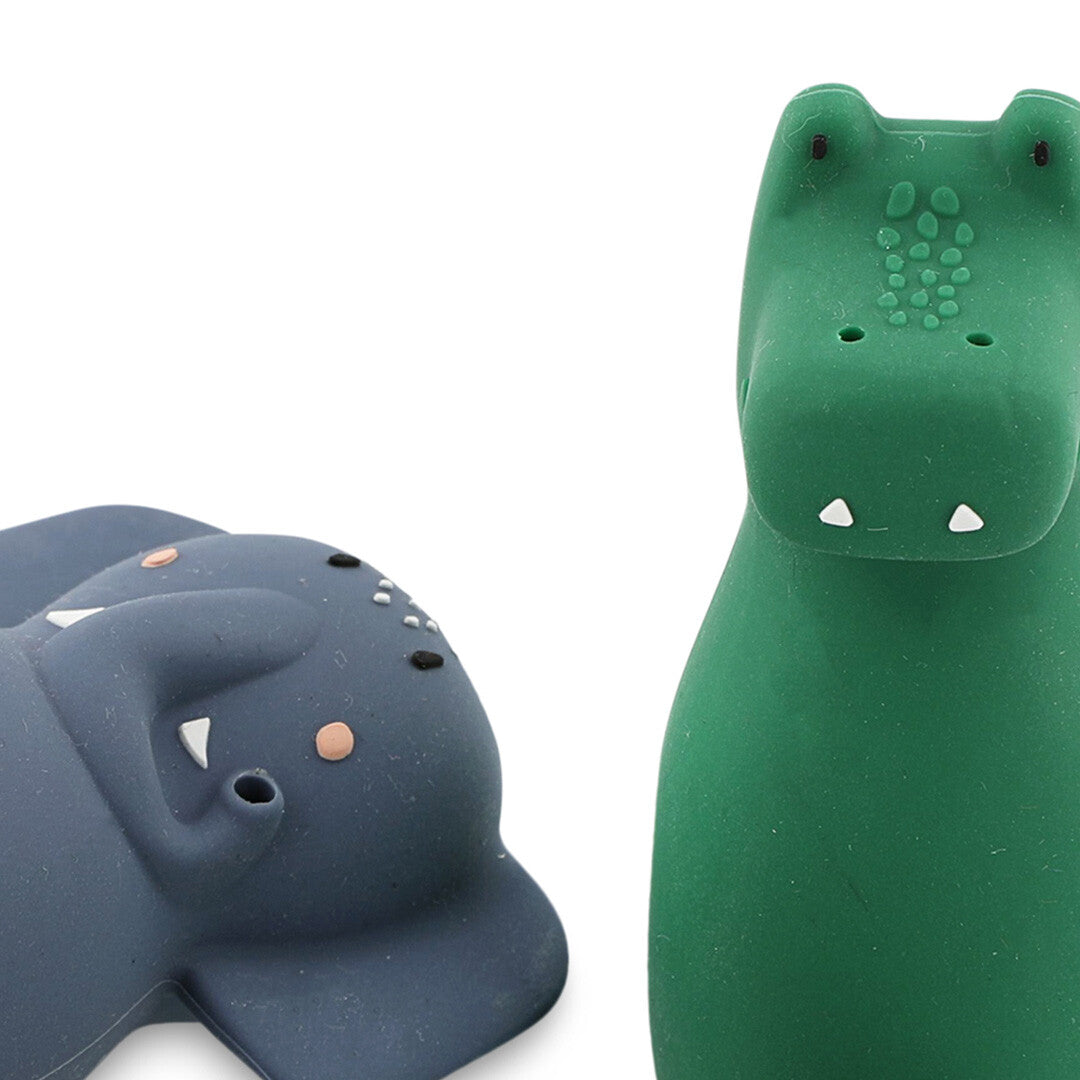 Trixie badspeeltjes mrs. elephant en mr. crocodile