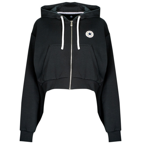 Converse - RETRO CHUCK TAYLOR FULL-ZIP HOODIE - Noir