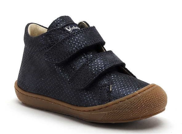 Naturino boots bottine bebe cocoon vl suede met.dots bleu