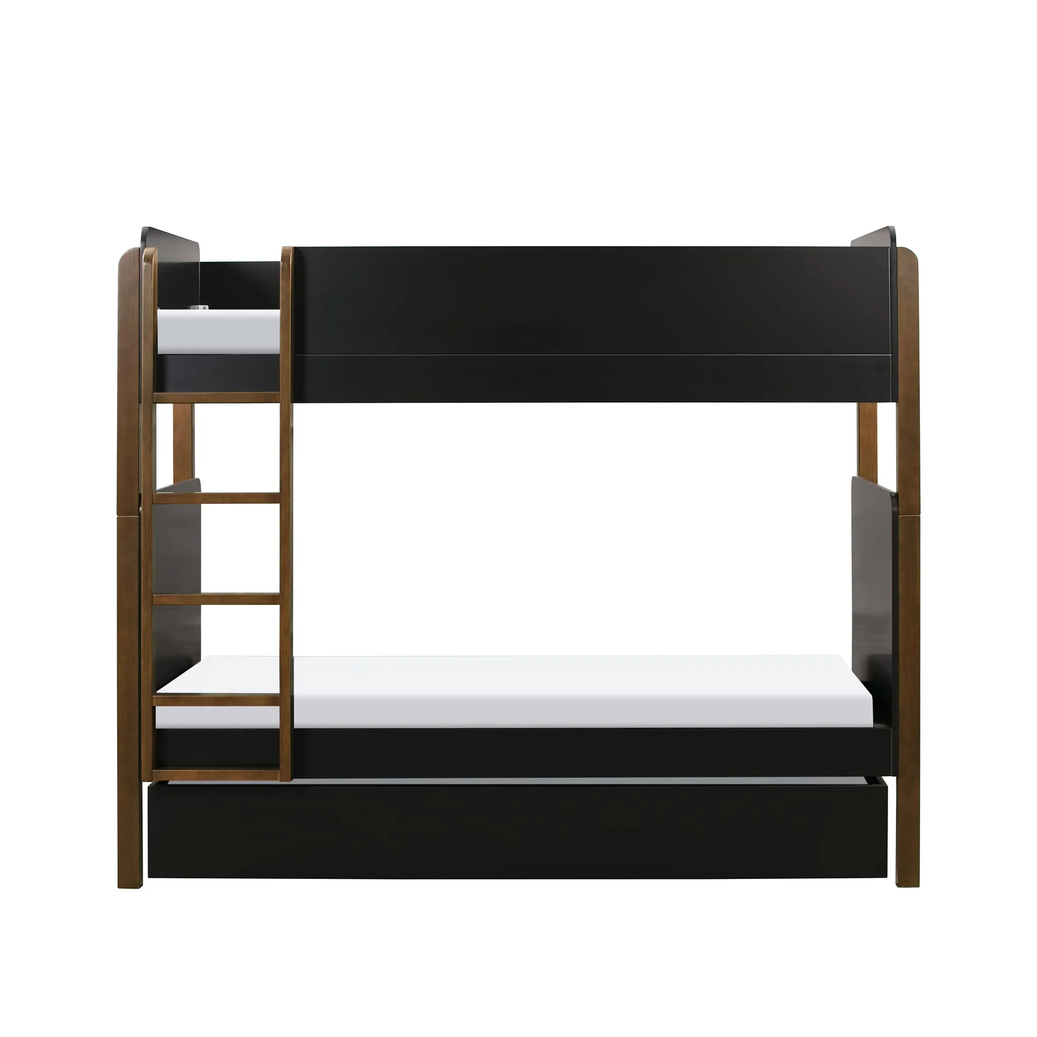 Million Dollar Baby Tiroir de Rangement pour Lit Gigogne Simple Universel - Noir