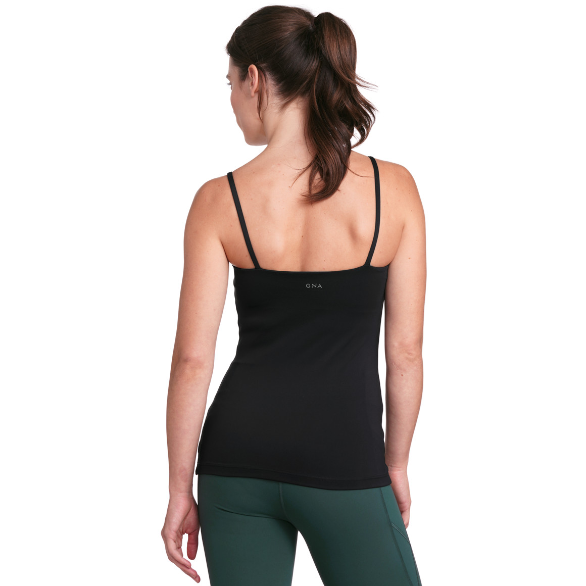 Gina Sports Damen Sport-Top aus Funktionsmaterial schwarz