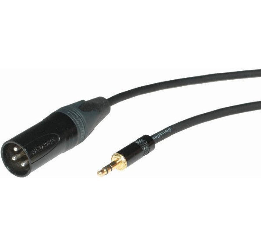 Audio-Kabel NMK6MMP3-BL 3.5 mm Klinke - XLR 6 mAnschlusskabel