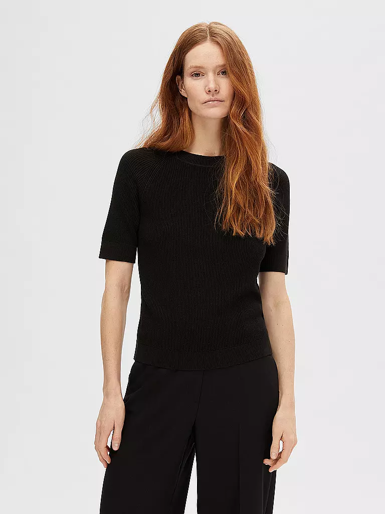 SELECTED FEMME Pullover SLFELINNA schwarz