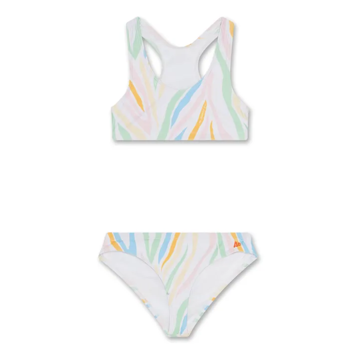 AO76 Maillot 2 Pièces Dara Zebra | Bleu