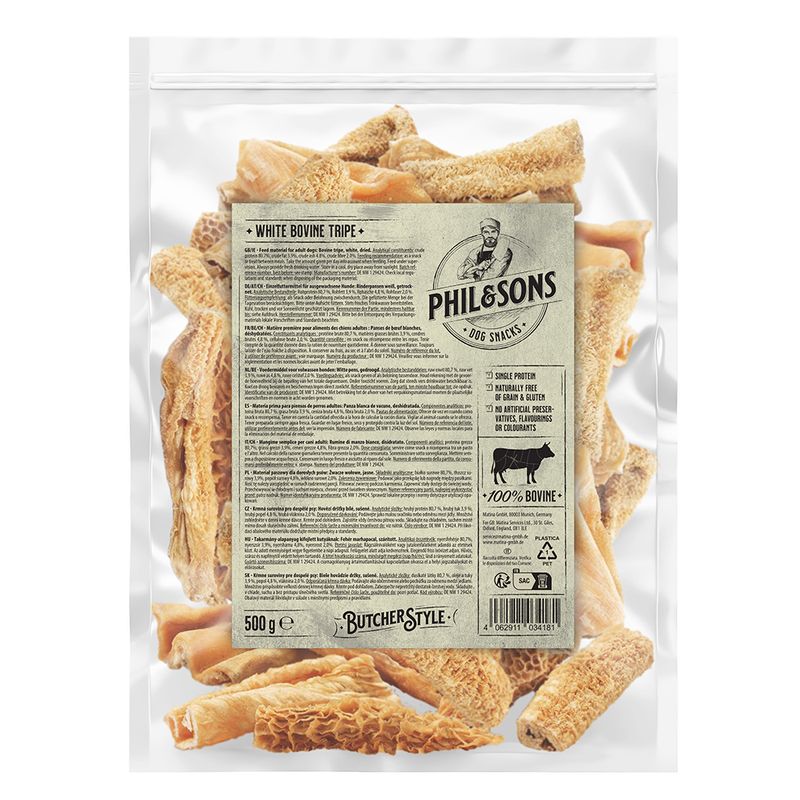 Panses blanches de bœuf