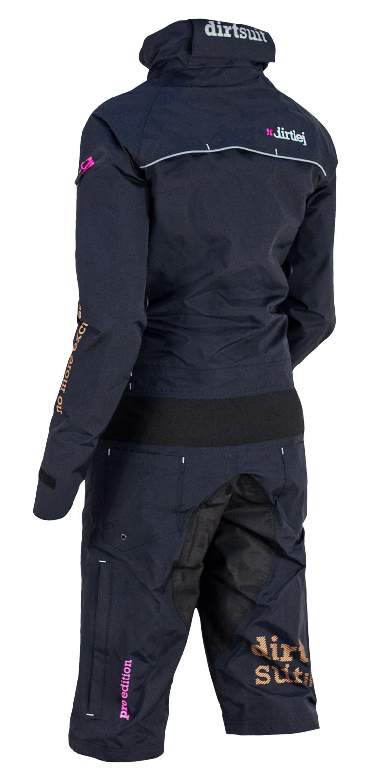 Dirtlej Dirtsuit Pro Edition heldragt med korte ben til kvinder Sort