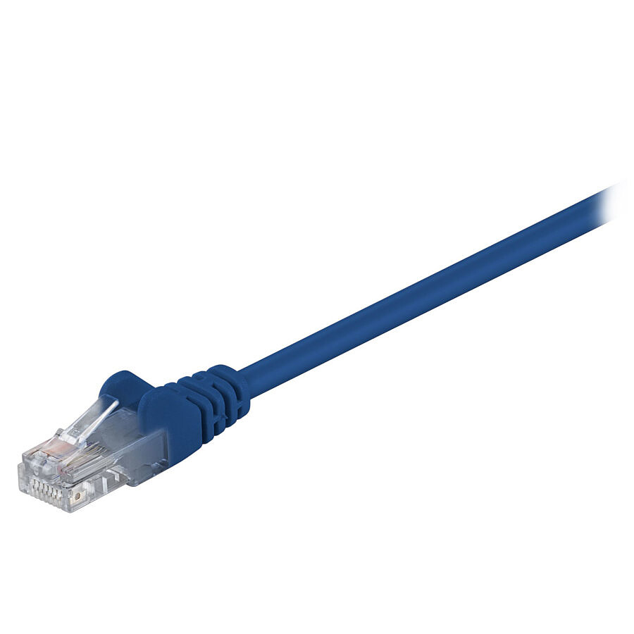 Câble RJ45 catégorie 5e U/UTP 0.5 m (Bleu)