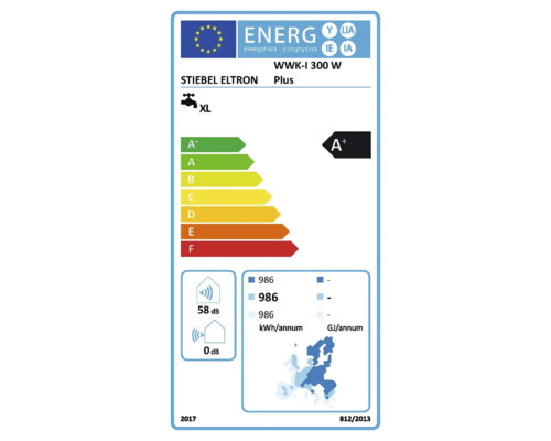 Stiebel Eltron WWK-I 300 W Plus warmtepomp voor warm water, 291 liter