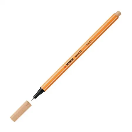 Fineliner - STABILO point 88 - Einzelstift - beige