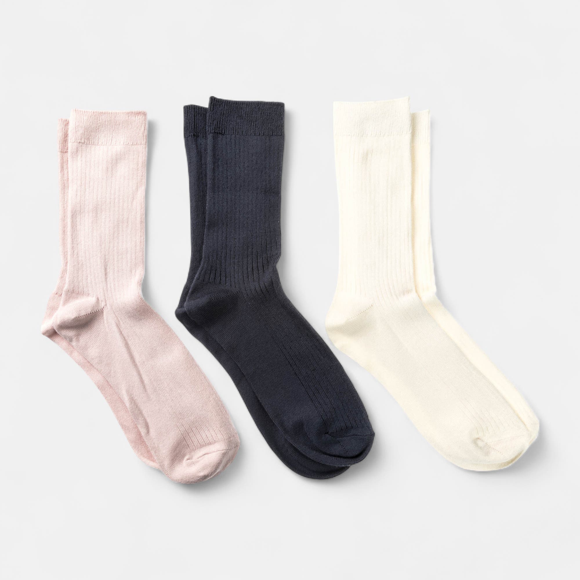 Chaussettes Femme bleu marine