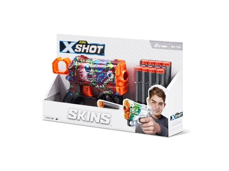 X-Shot Skins Menace Dart Blaster (8 Darts)