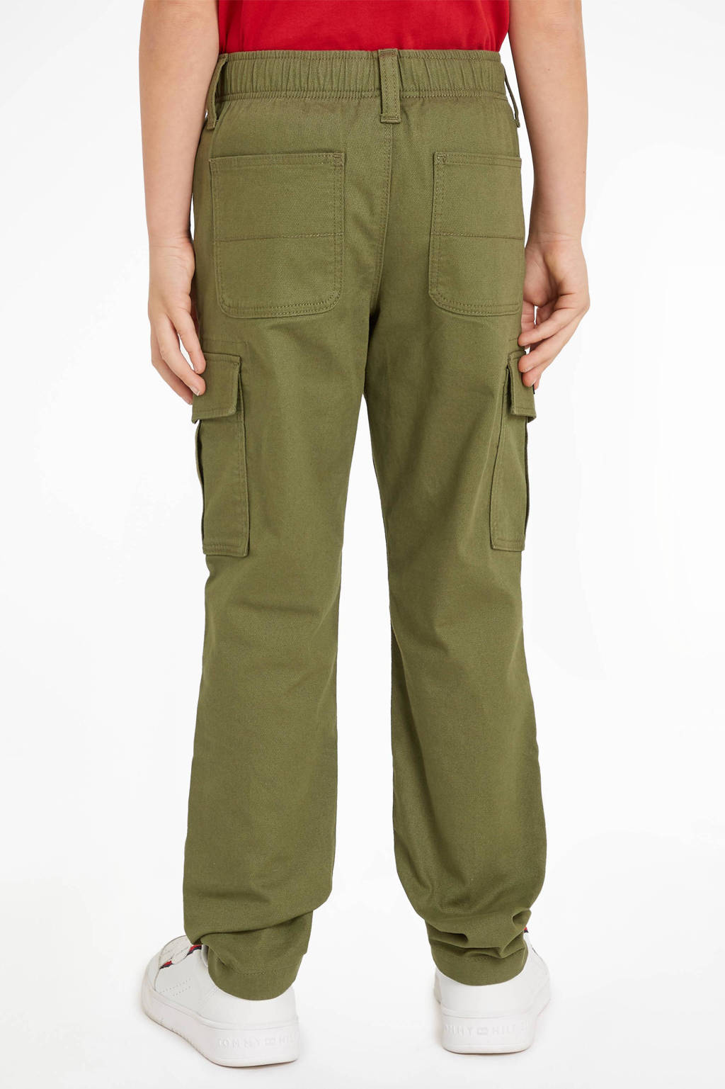 Tommy Hilfiger cargobroek olijfgroen