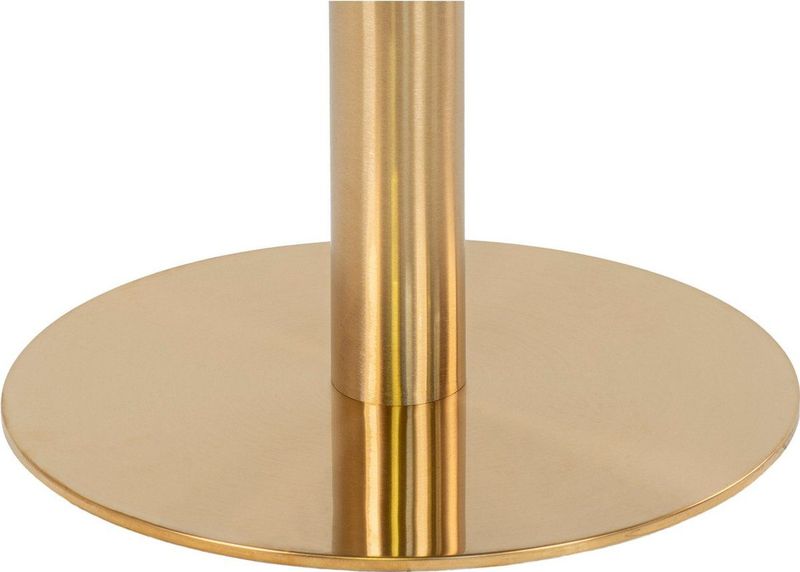 House Nordic - Bolzano - Eettafel - Goudkleurig - Marmerlook - Metaal