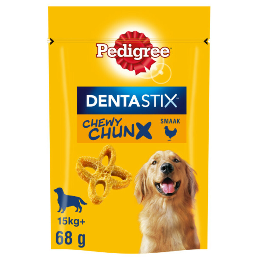 5x Pedigree Dentastix Chewy Chunx Hondensnacks Maxi Kip68 gr