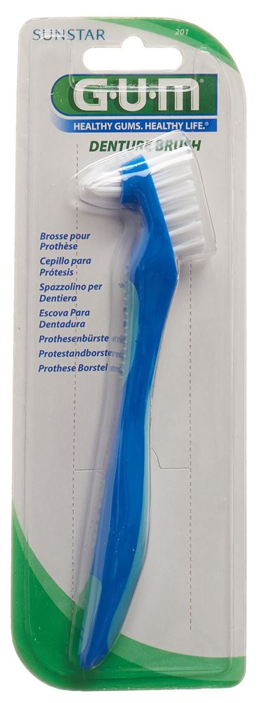 GUM Prothesenbürste<br>1 Stück, hart