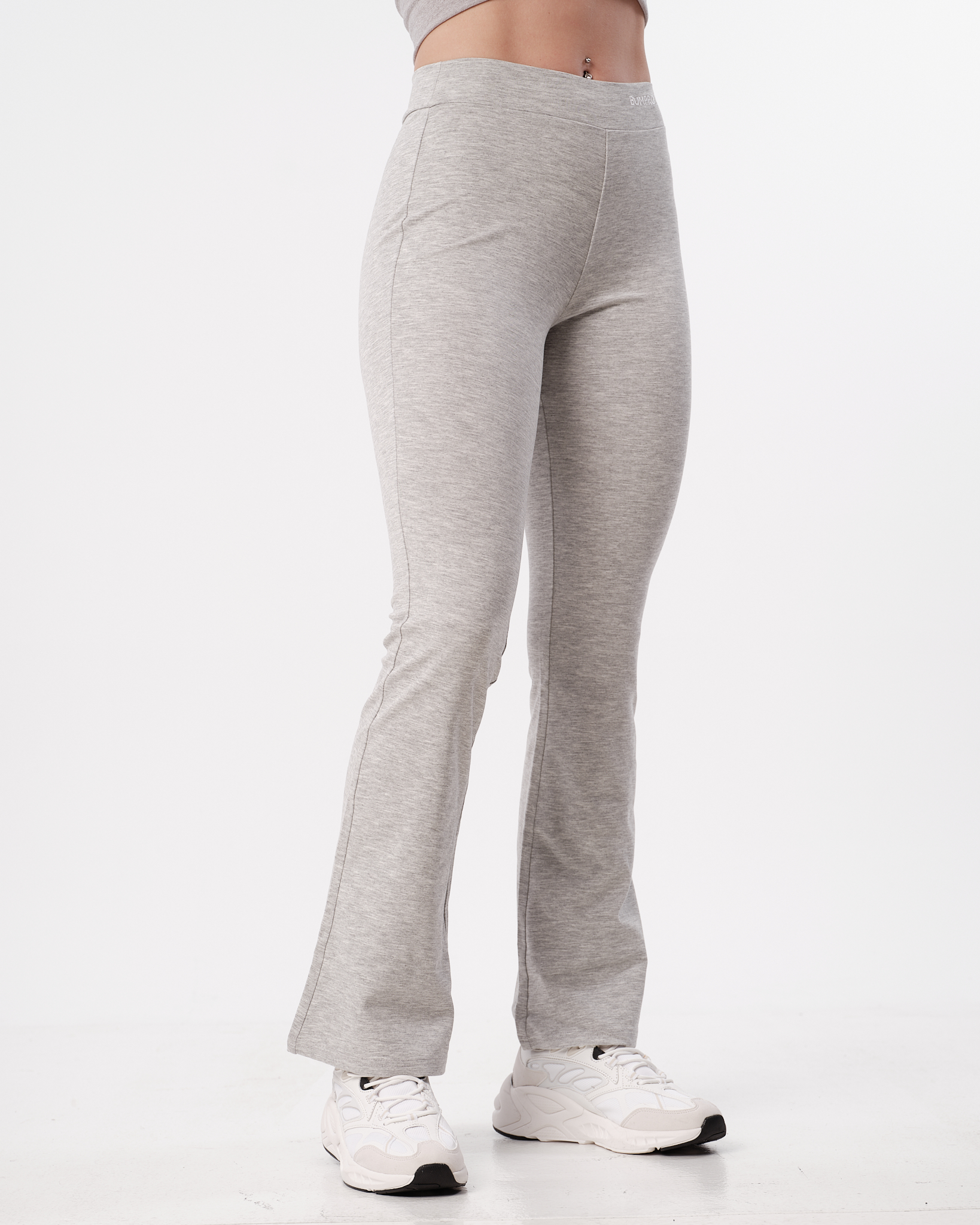 Bumpro Everyday Flare Pants Grey Marl