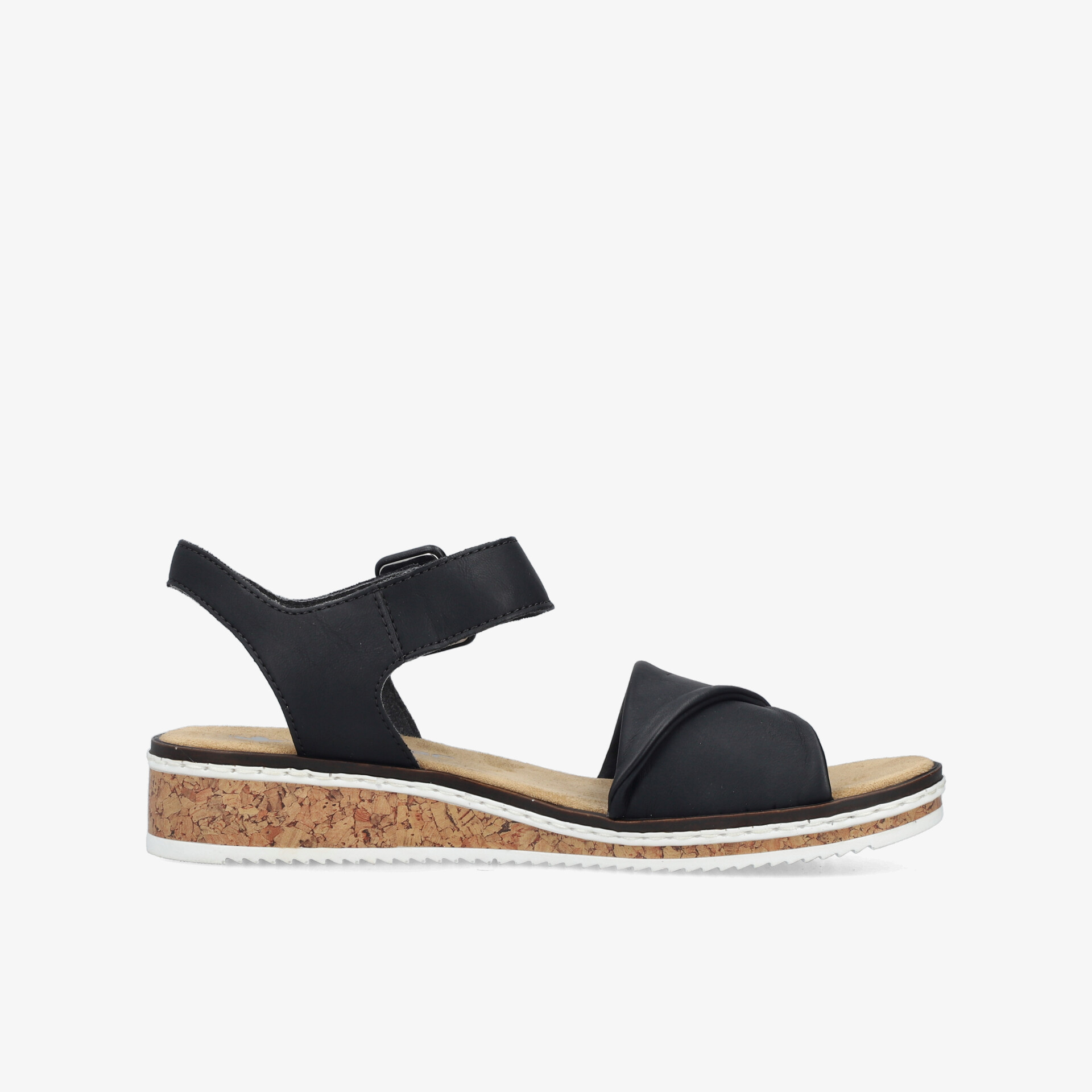 rieker Damen Keilsandalen schwarz