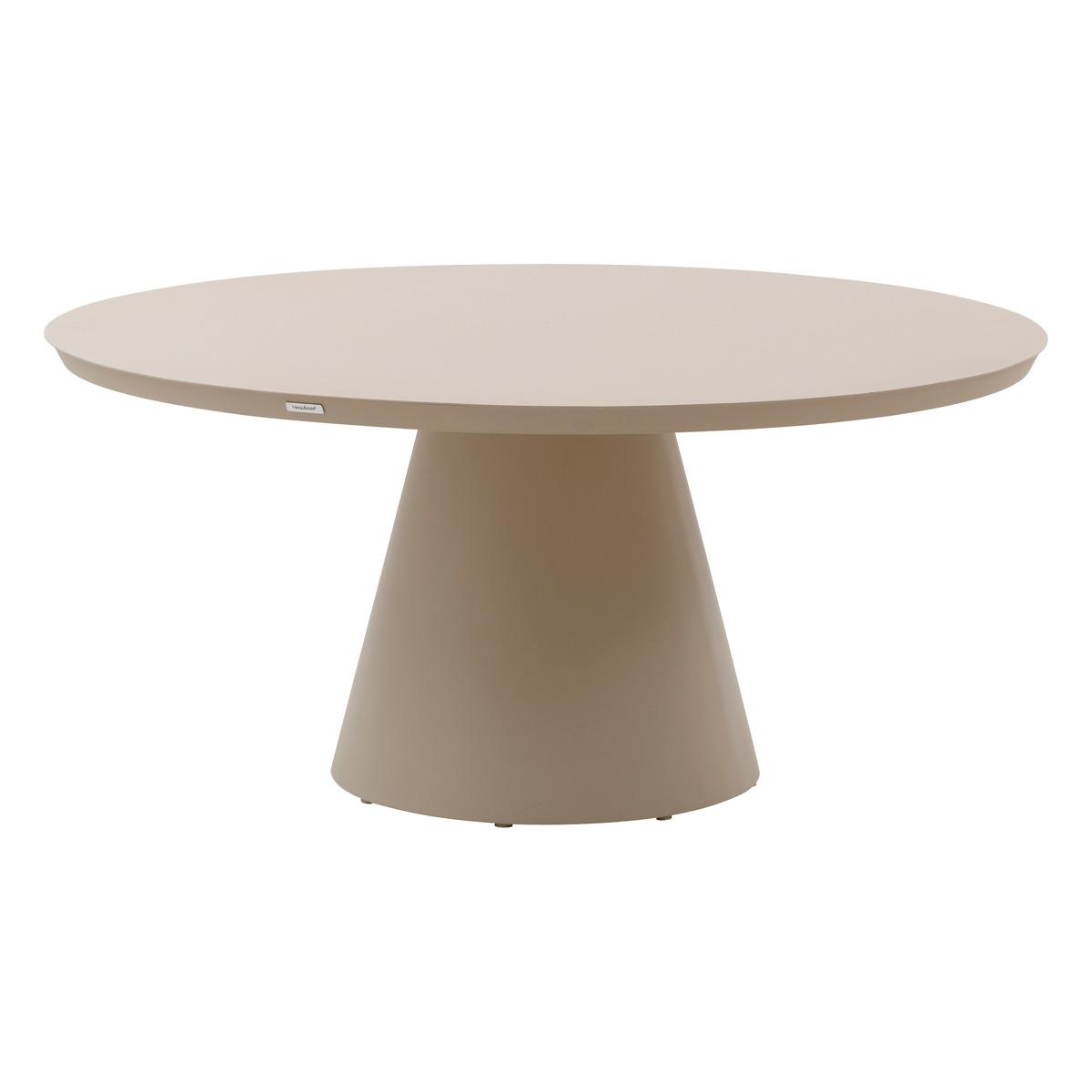 TABLE YCONIA ALUMINIUM ARGILE 8 PLACES