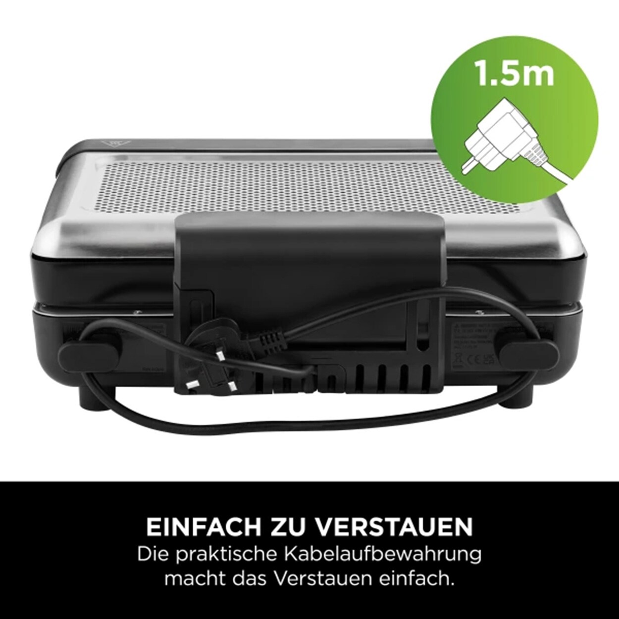 Ninja GR101EU Sizzle schwarz Elektrogrill