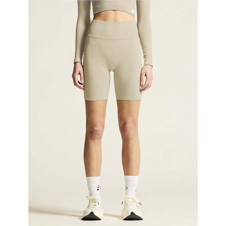 Craft Collective Rib Short Tights W Hay