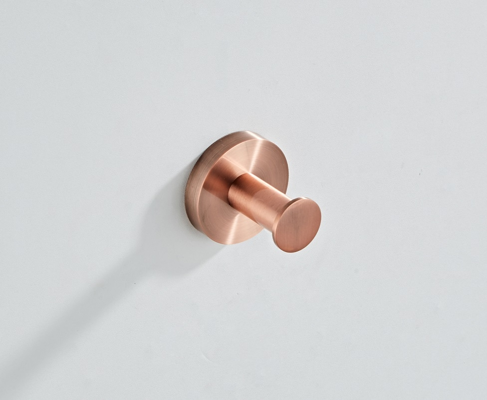 Saniclear Copper handdoekhaak geborsteld koper