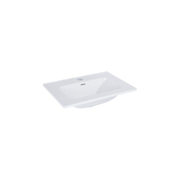 Atlantic wastafel Skappa wit keramiek 60 cm