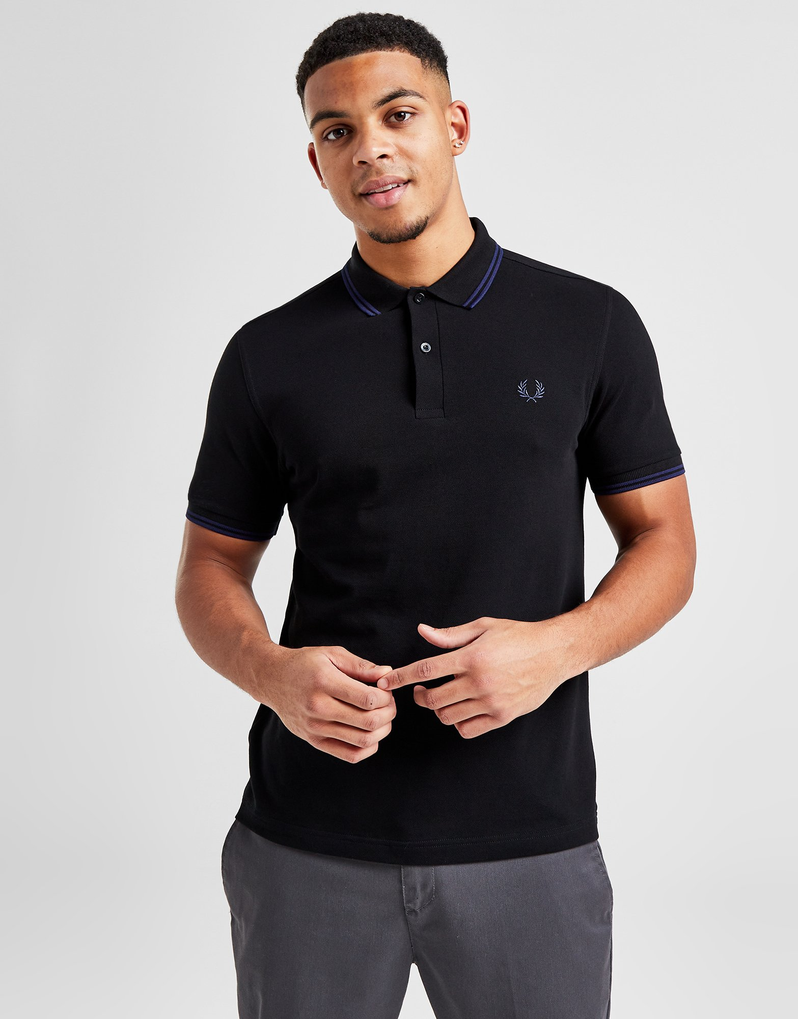 Fred Perry Polo Double Liseré Homme