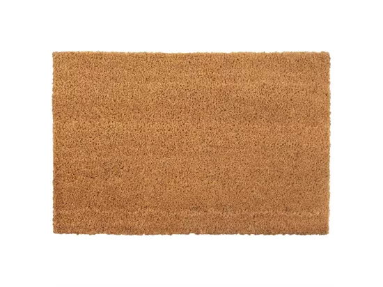 Tapis de porte 2 pcs naturel 40x60 cm fibre de coco touffeté