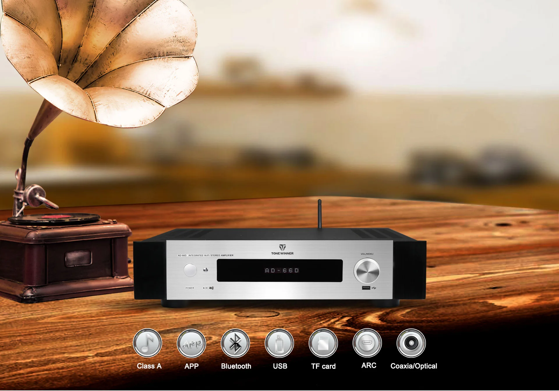 Tonewinner AD-66D PRO Amplis hi-fi stéréo